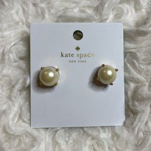 Kate Spade Pearl Gold Studs